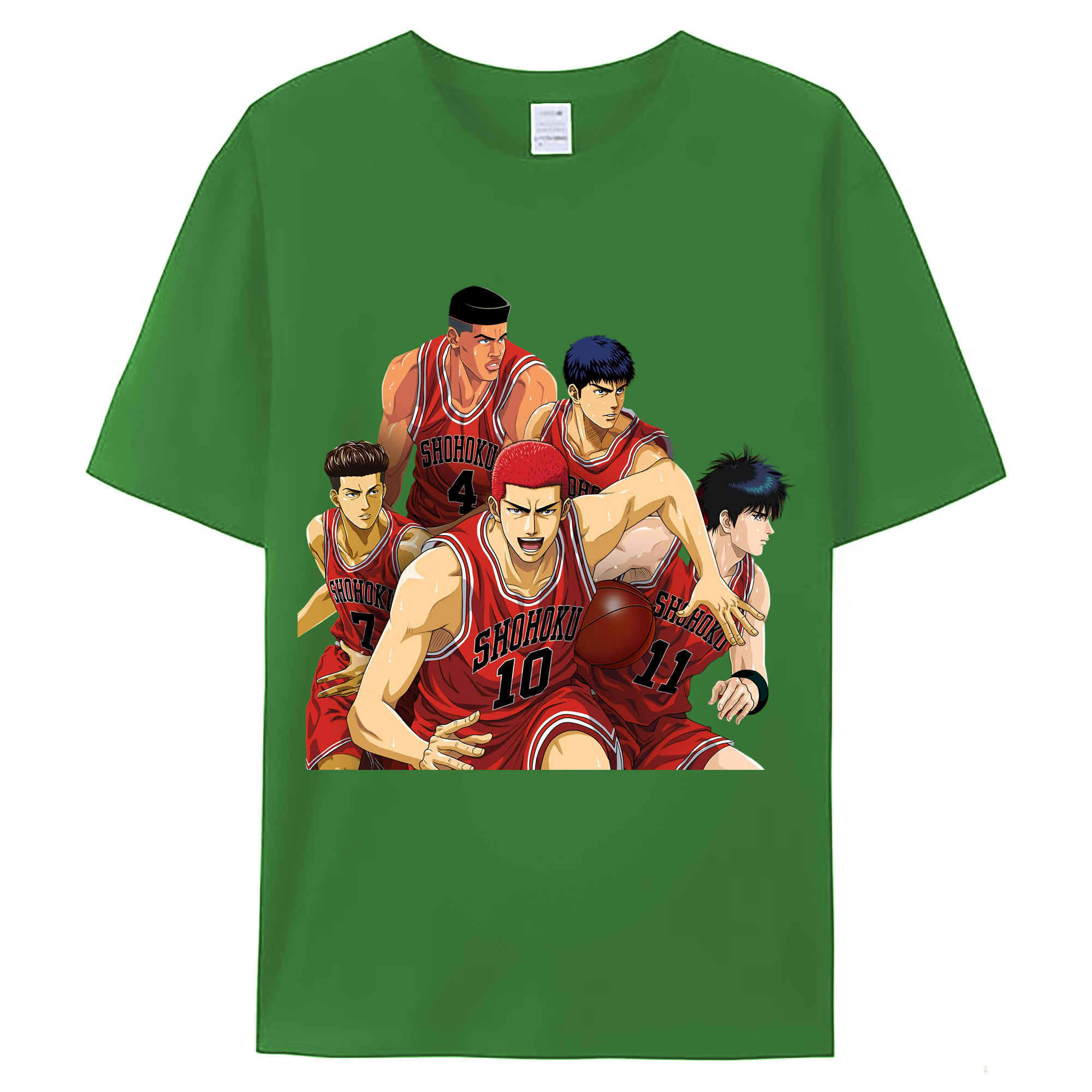 （画像用） SLAM DUNK／スラムダンク レディースカジュアルプリントTシャツ（綿100％）
